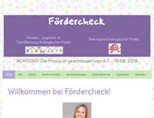 Tablet Screenshot of foerdercheck.info